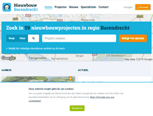 Tablet Screenshot of nieuwbouw-barendrecht.nl